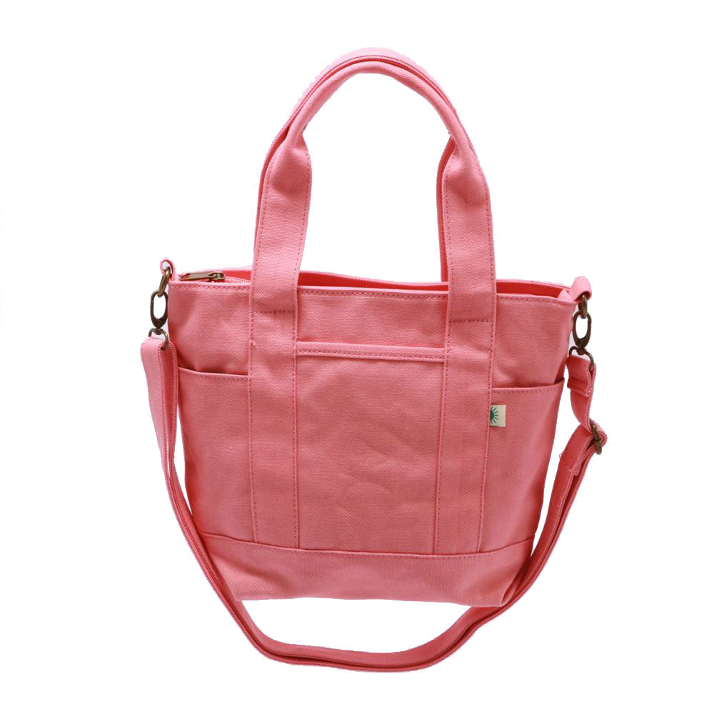 ノーブランド No Brand アドナインス AddNinth #SFA-0117S カラーキャンバス 2WAYトート,PK.ピンク