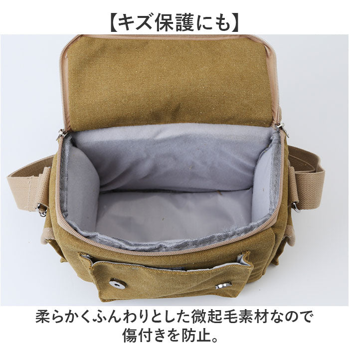 バックヤードファミリー BACKYARD FAMILY カメラバッグ 一眼レフ ショルダーバッグ おしゃれ (ブラック) ブラック