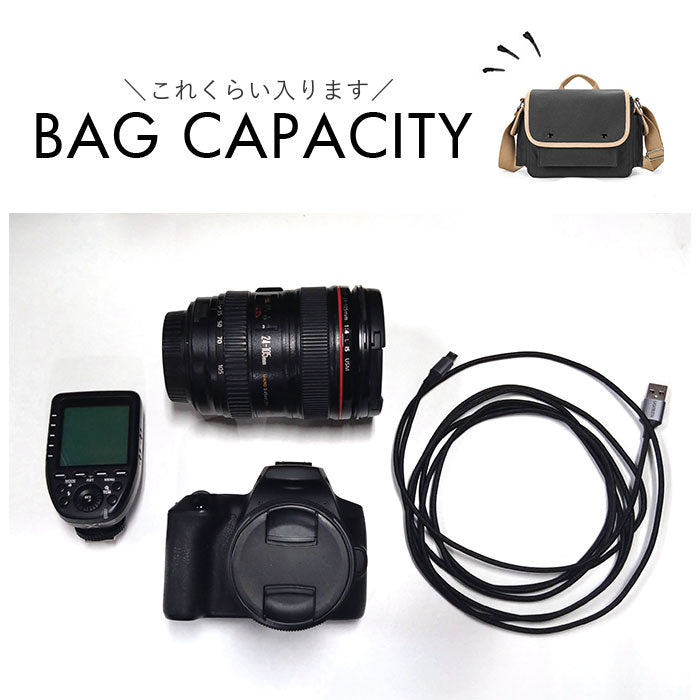 バックヤードファミリー BACKYARD FAMILY カメラバッグ 一眼レフ ショルダーバッグ おしゃれ (ブラック) ブラック