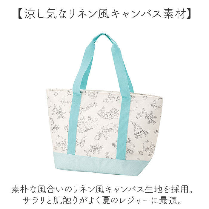 バックヤードファミリー BACKYARD FAMILY 麻風トート保冷ショッピングバッグ KCTSJ1 (プーBOLD&TRU) プーBOLD&TRU