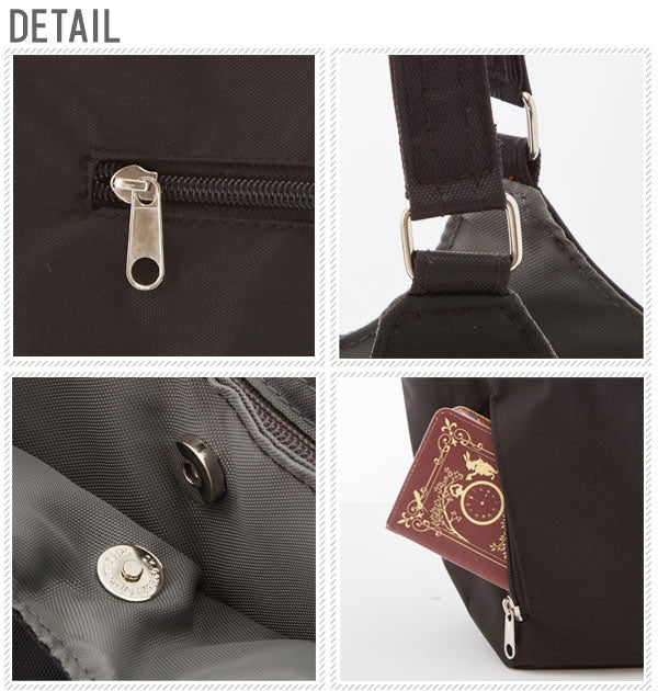 ノーブランド No Brand お散歩バッグ サブバッグ あおりポケット付き トートバッグ #3482 (アカ) アカ