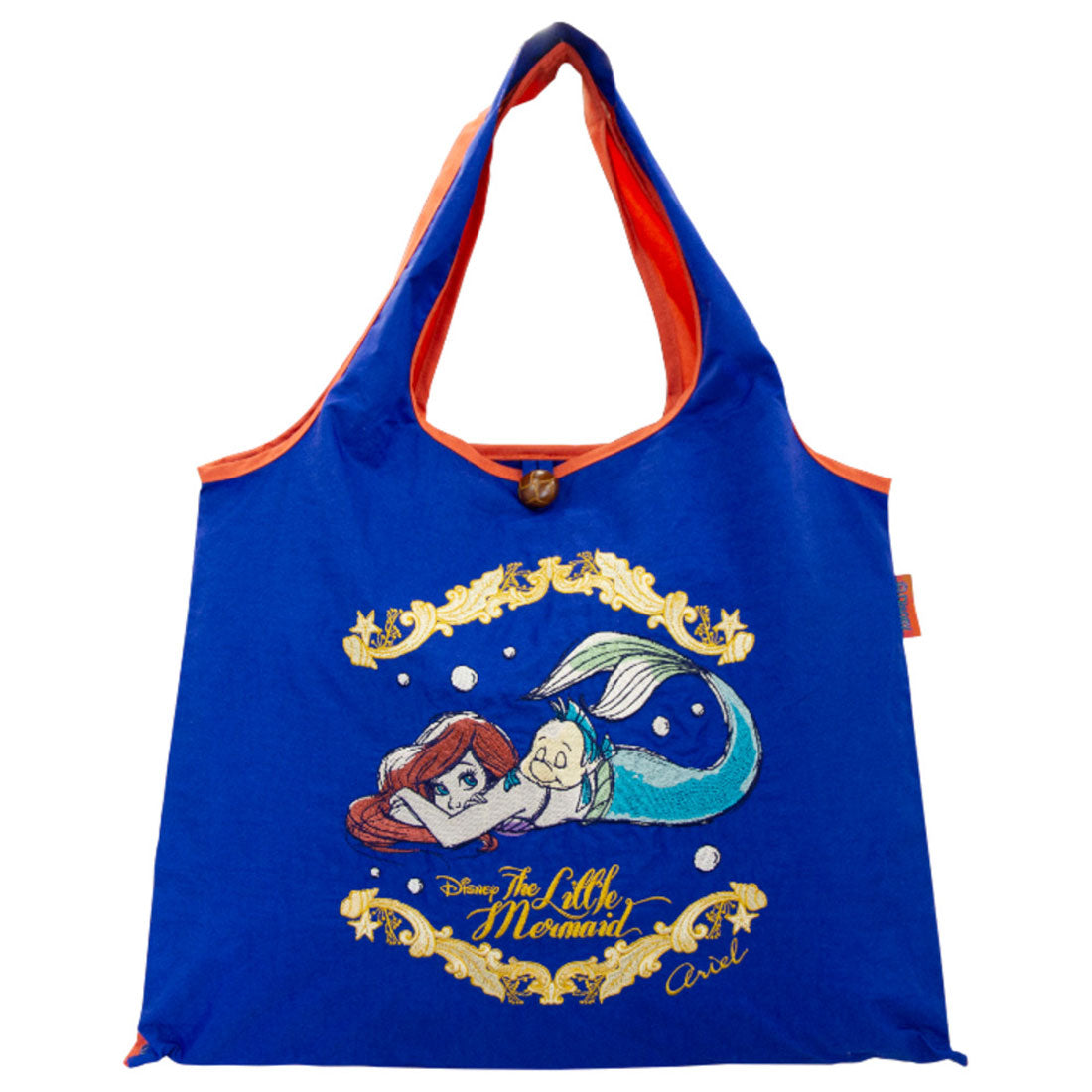 バックヤードファミリー BACKYARD FAMILY ディズニー 刺繍トートバッグ (アリエル) アリエル