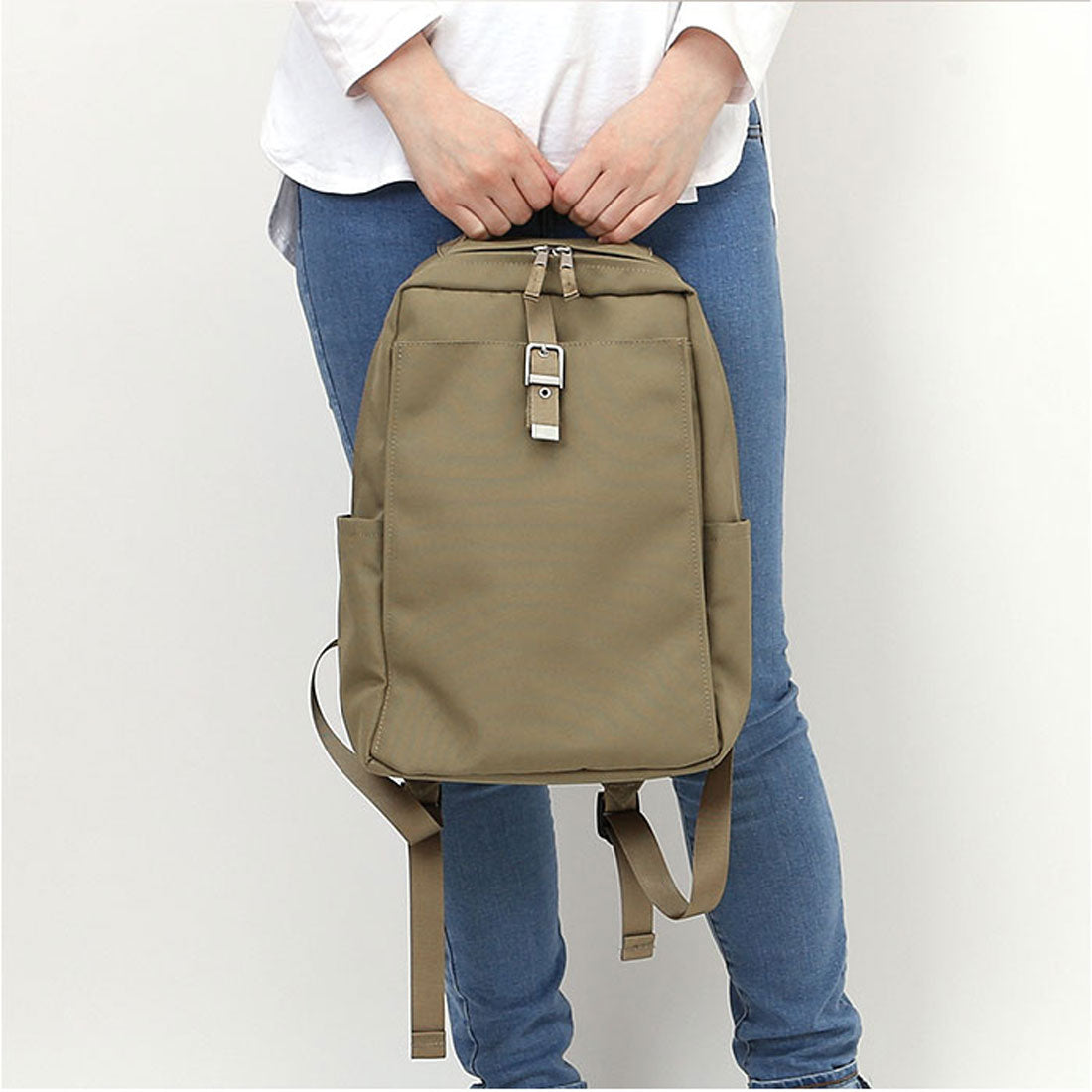 バックヤードファミリー BACKYARD FAMILY anelloGRANDE ロモ リュック (IV.アイボリー) IV.アイボリー