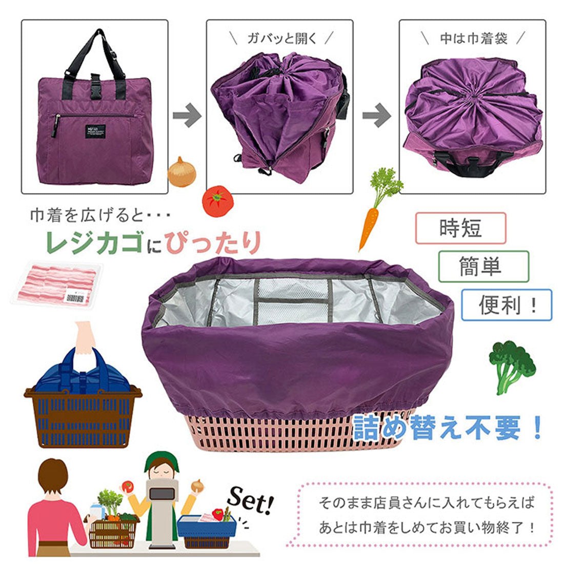 バックヤードファミリー BACKYARD FAMILY Harvest moom ハーベストムーン #3490 レジカゴバッグ リュック&トート (ネイビー) ネイビー