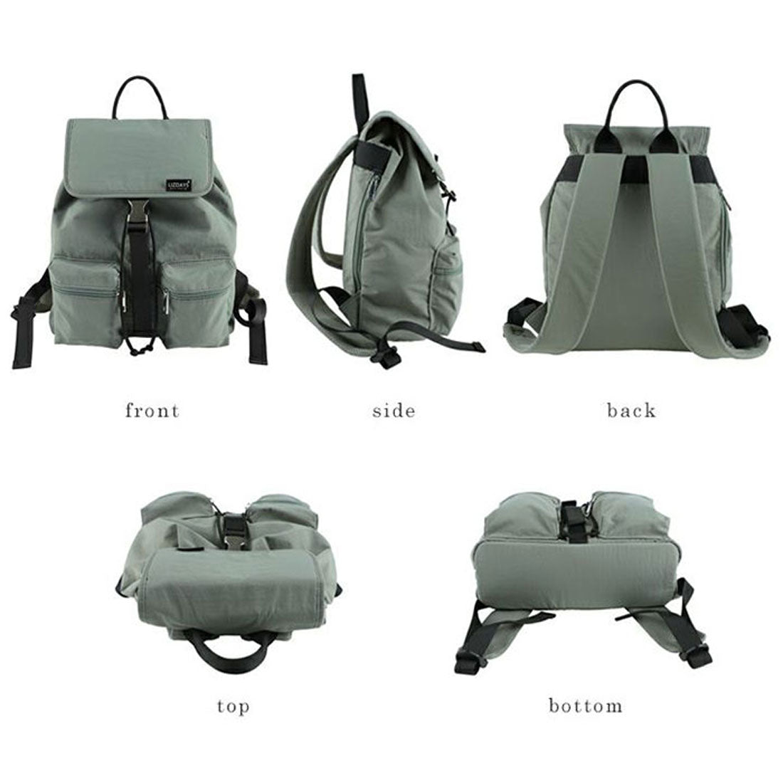 バックヤードファミリー BACKYARD FAMILY Kacchirin ruck sack (ブルーグレー) ブルーグレー