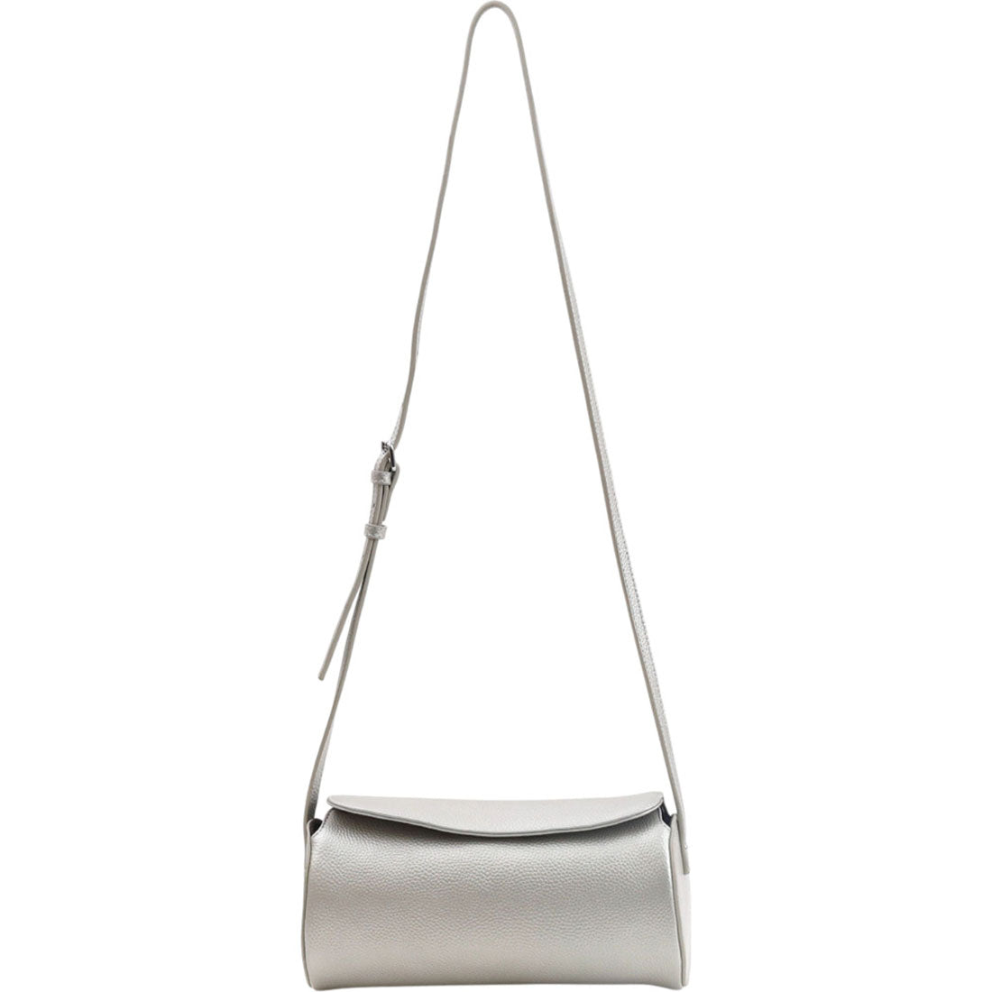 バックヤードファミリー BACKYARD FAMILY cooco シュリンク筒形カブセショルダーバッグ (シルバー) シルバー