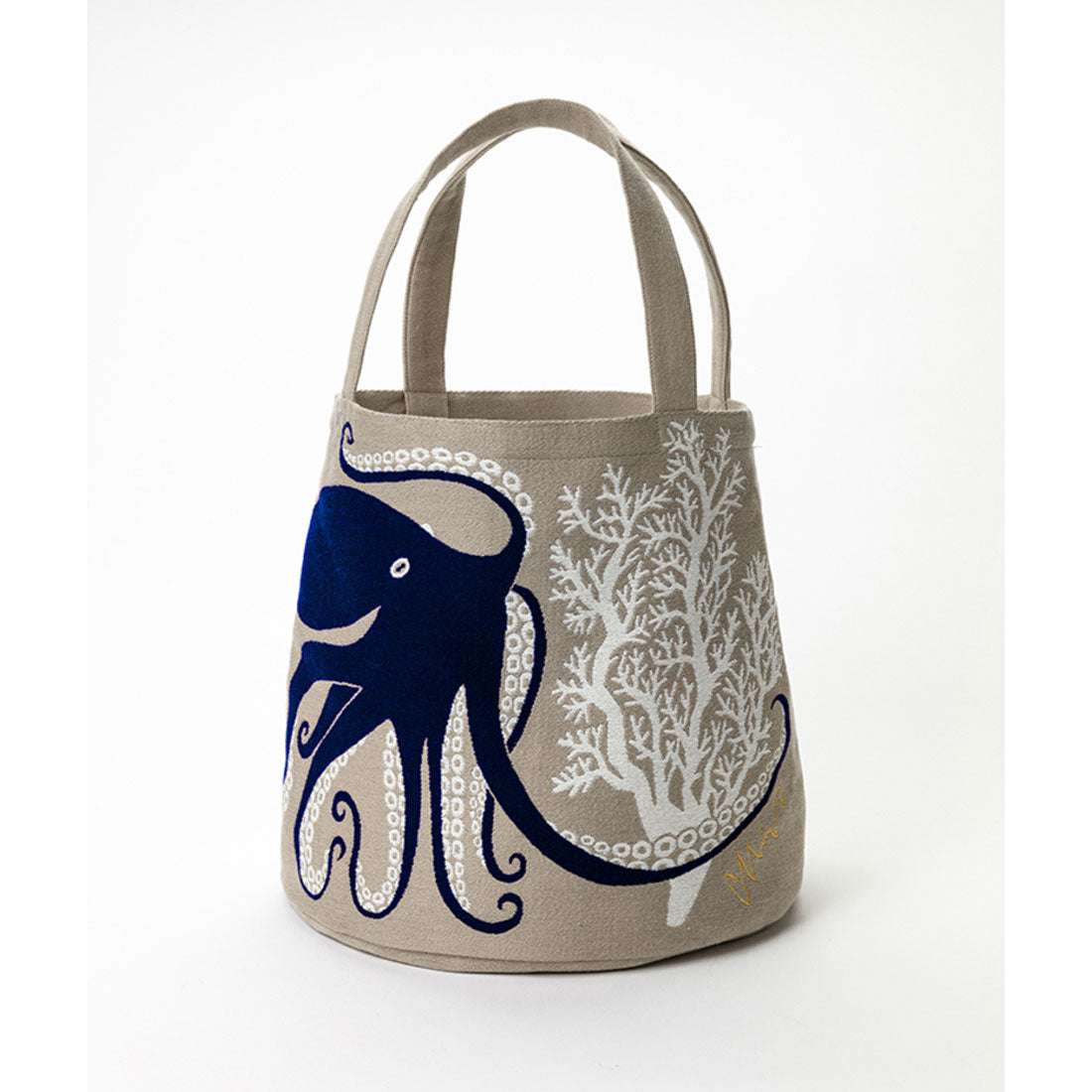 バックヤードファミリー BACKYARD FAMILY morita MiW トートバッグ,深海のダンスのタコたち