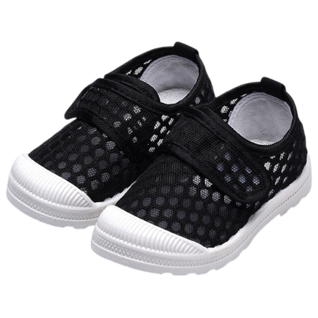 バックヤードファミリー BACKYARD FAMILY 上履き キッズ 室内シューズ メッシュ (ブラック) ブラック