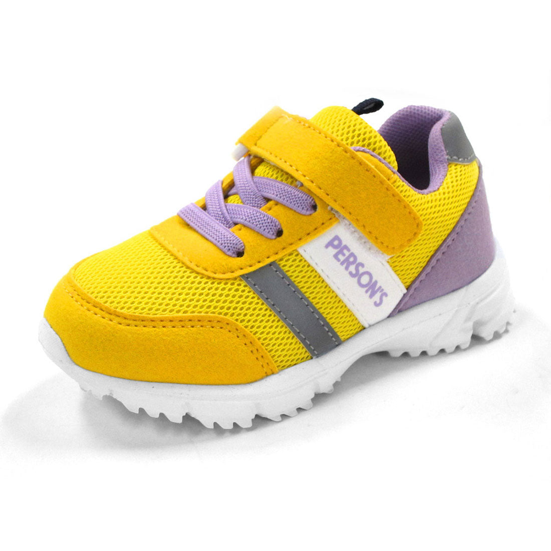 バックヤードファミリー BACKYARD FAMILY PERSONS キッズスニーカー,イエロー