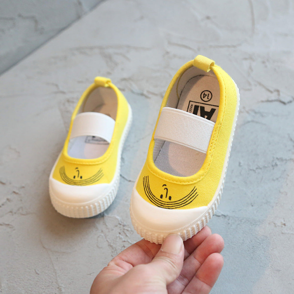 バックヤードファミリー BACKYARD FAMILY キャンパスシューズ キッズ ゴム幅が広い