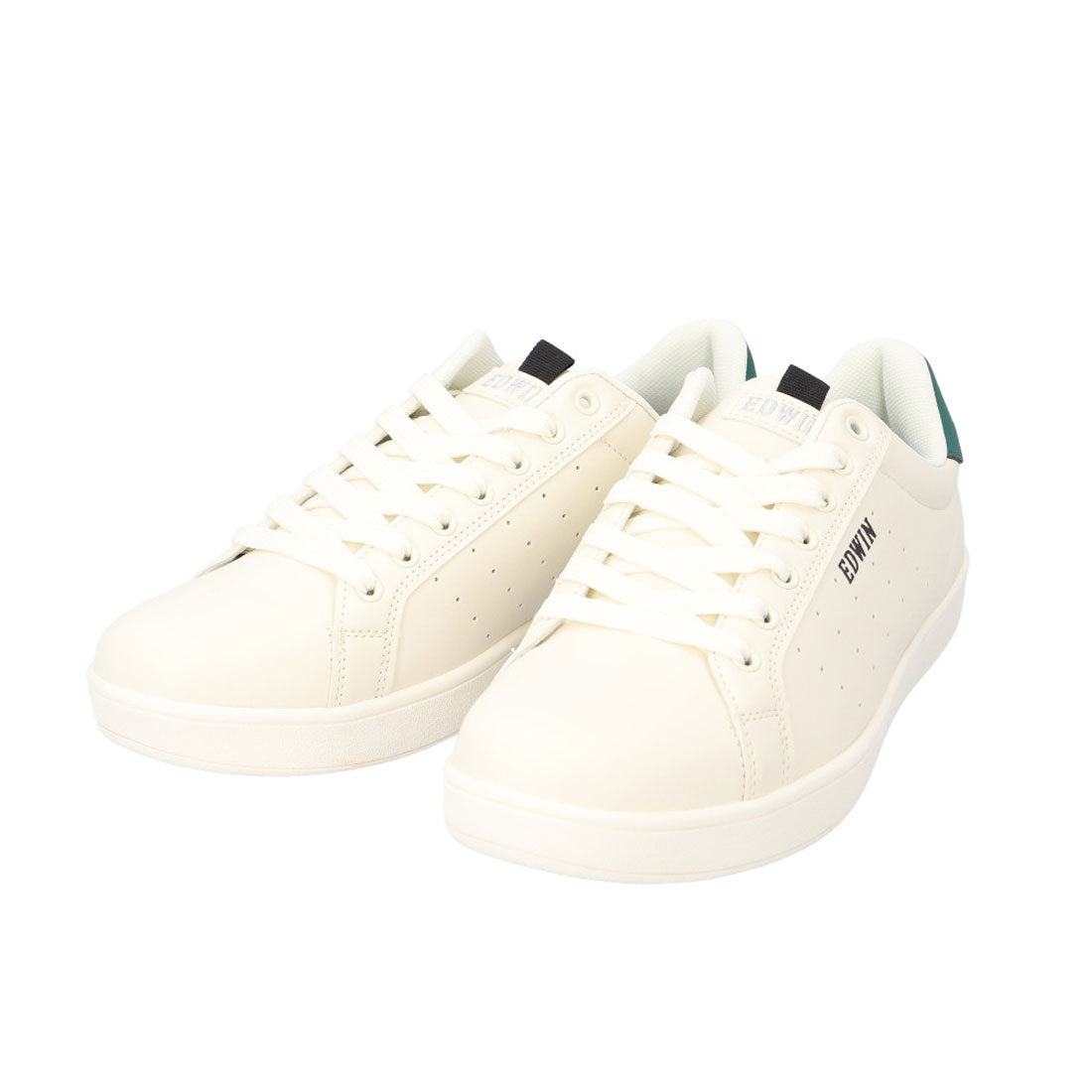 バックヤードファミリー BACKYARD FAMILY EDWIN メンズ 軽量スニーカー (IVORY/GREEN) IVORY/GREEN