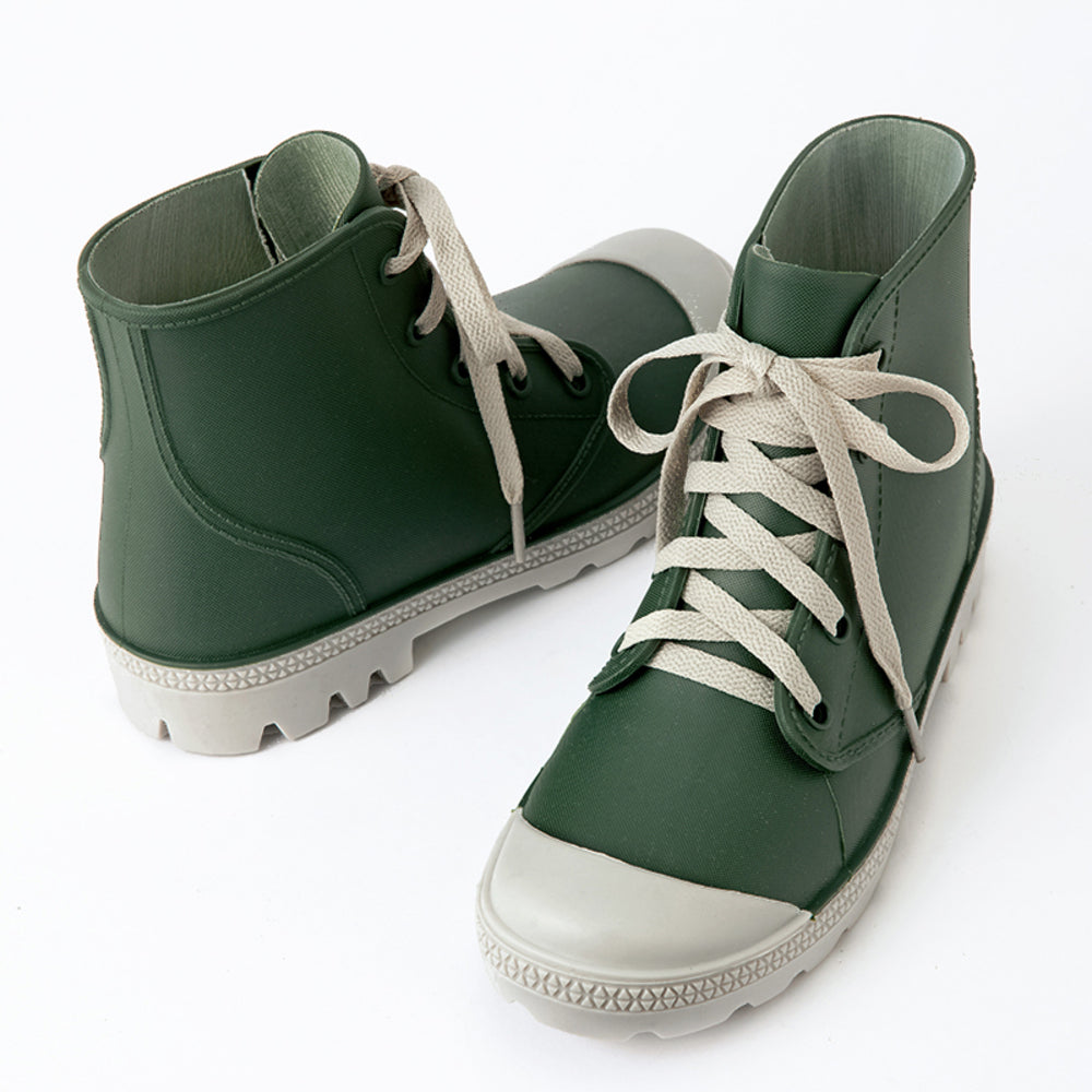 バックヤードファミリー BACKYARD FAMILY レインシューズ スニーカー 長靴,005グリーン