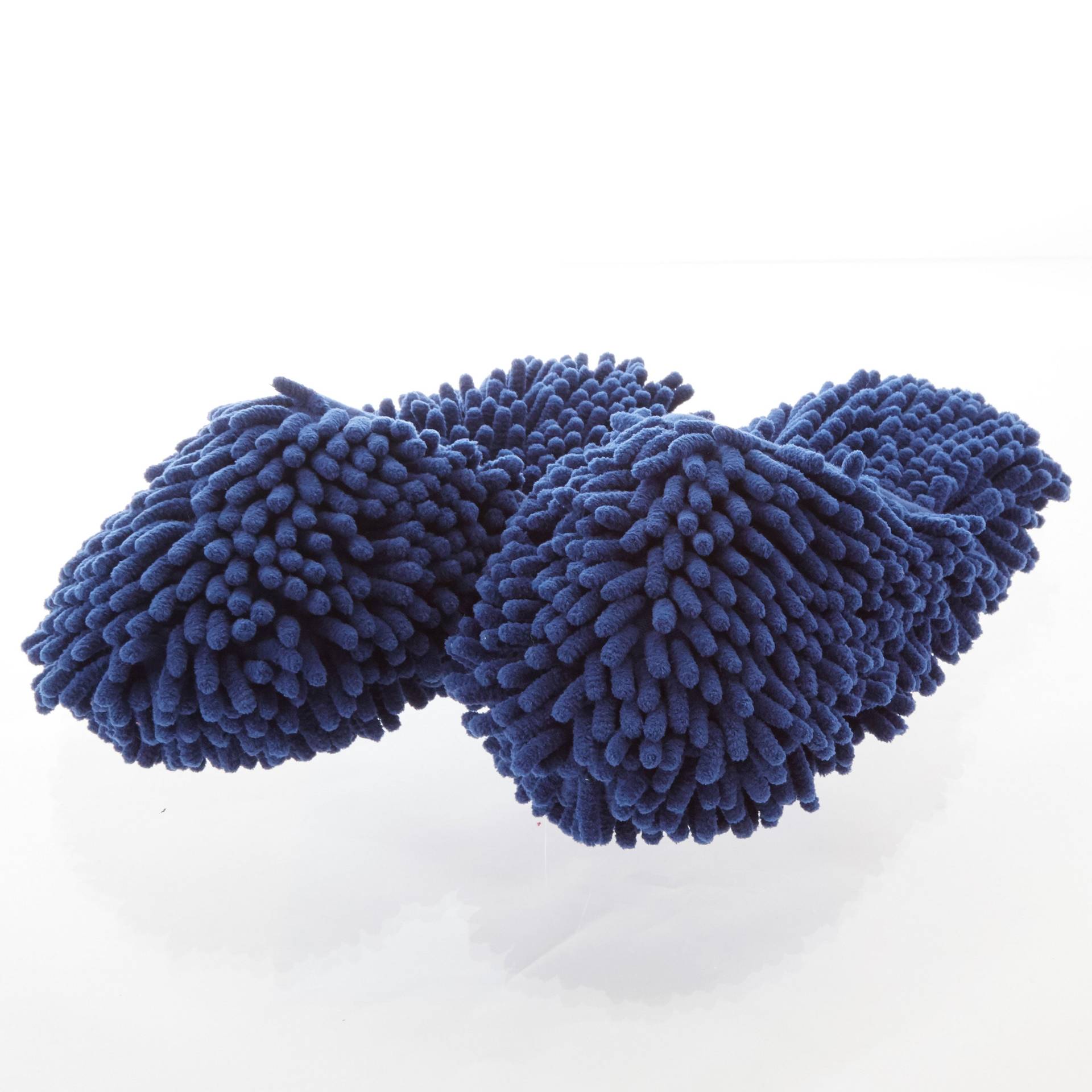 ノーブランド No Brand マイクロファイバー お掃除スリッパ,ネイビー