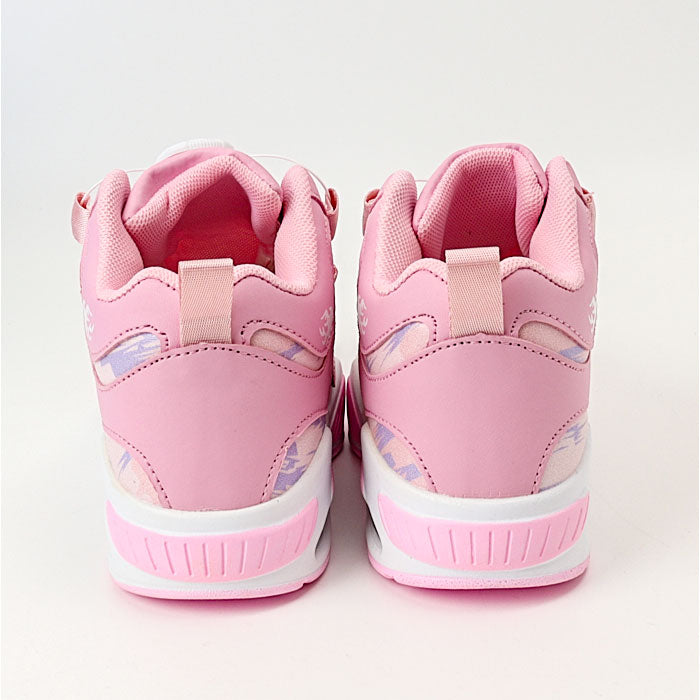 バックヤードファミリー BACKYARD FAMILY バスケットシューズ バッシュ ジュニア ハイカット スニーカー (パープル) パープル