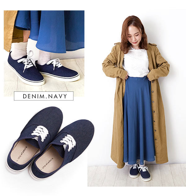 ノーブランド No Brand スニーカー 紐あり