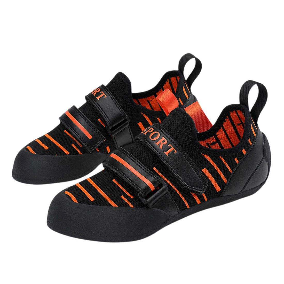 バックヤードファミリー BACKYARD FAMILY クライミングシューズ キッズ ボルダリング 軽量 (オレンジ) オレンジ