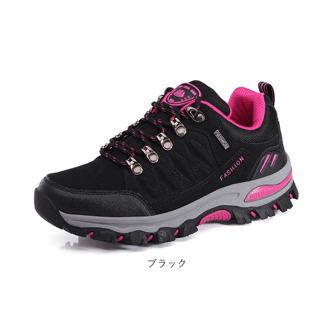 バックヤードファミリー BACKYARD FAMILY トレッキングシューズ スニーカー 登山靴 レディース (ローズ) ローズ