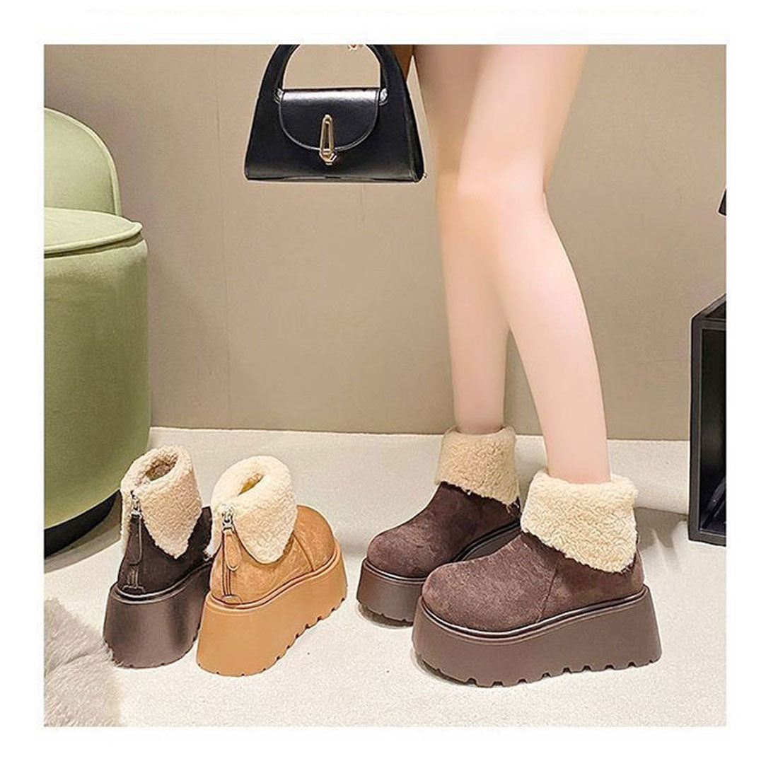 バックヤードファミリー BACKYARD FAMILY ショートブーツ シューズ 厚底 (ライトブラウン) ライトブラウン