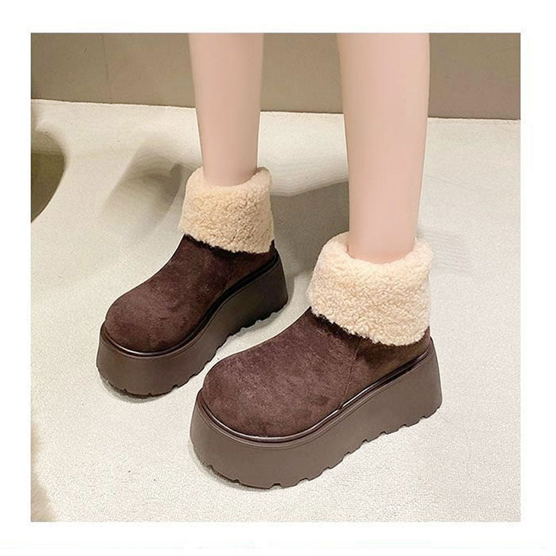 バックヤードファミリー BACKYARD FAMILY ショートブーツ シューズ 厚底 (ライトブラウン) ライトブラウン