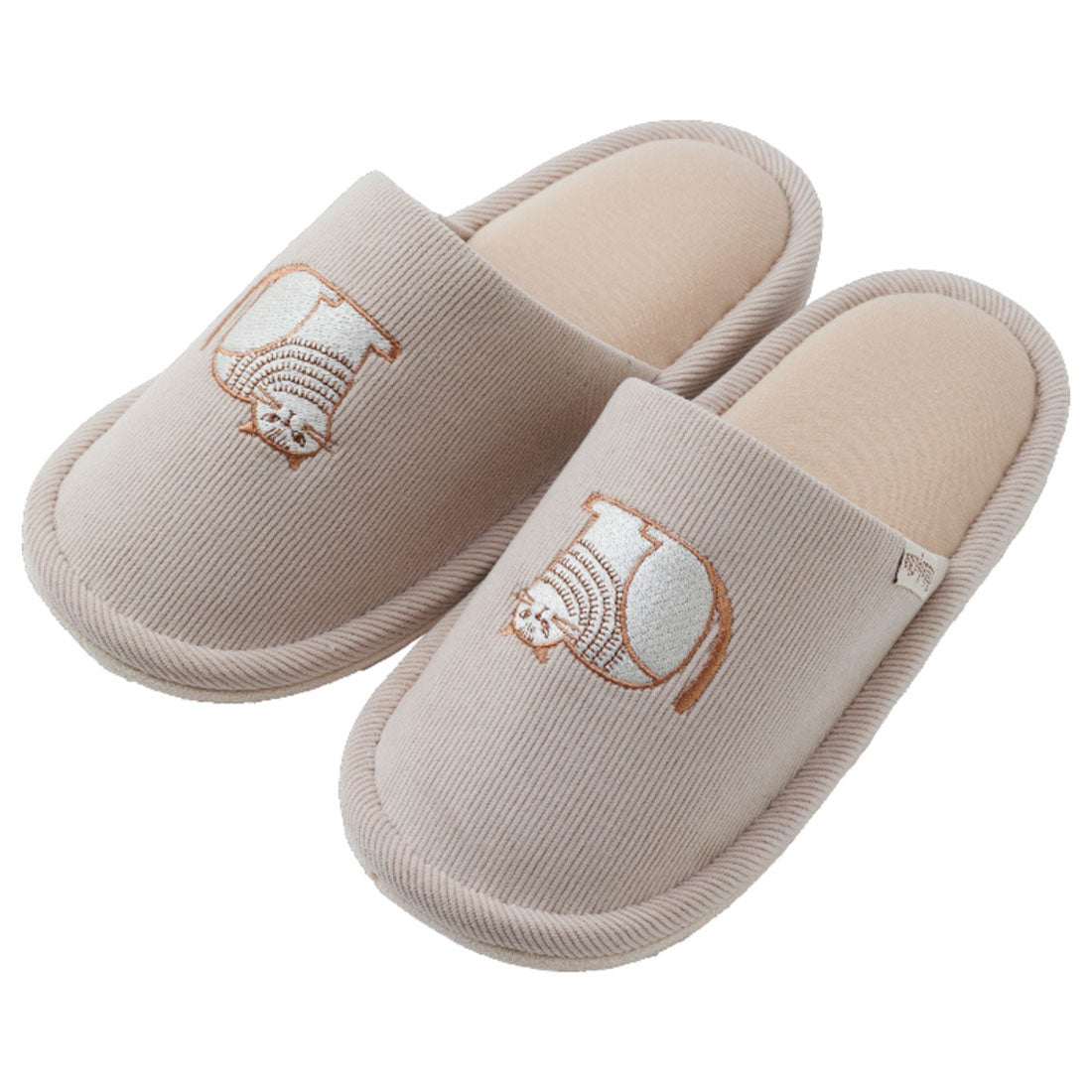 バックヤードファミリー BACKYARD FAMILY fika lycka コーデュロイスリッパ (アイボリー) アイボリー