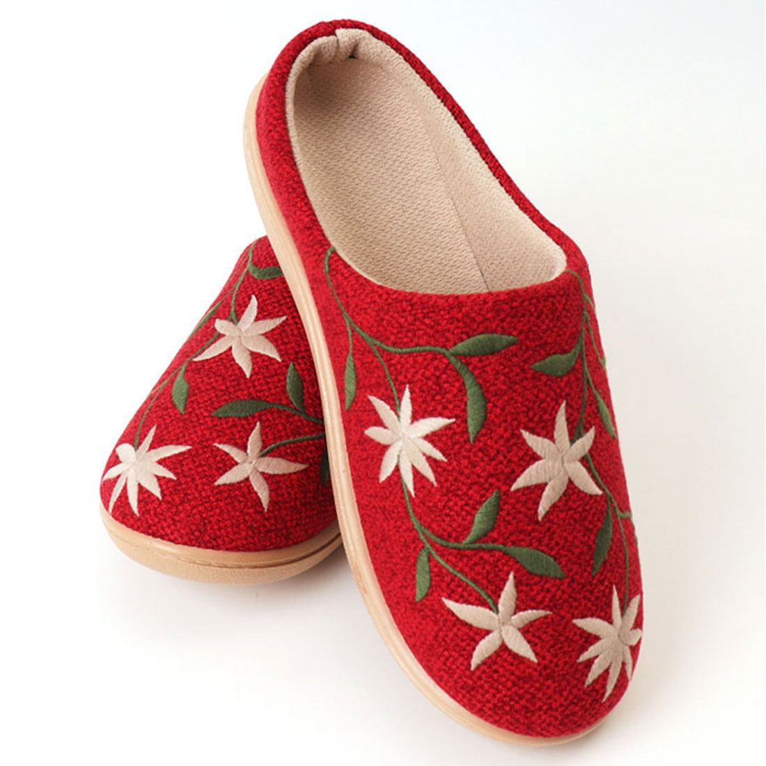 バックヤードファミリー BACKYARD FAMILY シビラ サボ型スリッパ (フロレリア.グリーン) フロレリア.グリーン