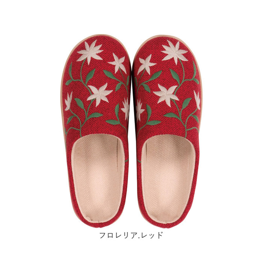 バックヤードファミリー BACKYARD FAMILY シビラ サボ型スリッパ (フロレリア.グリーン) フロレリア.グリーン