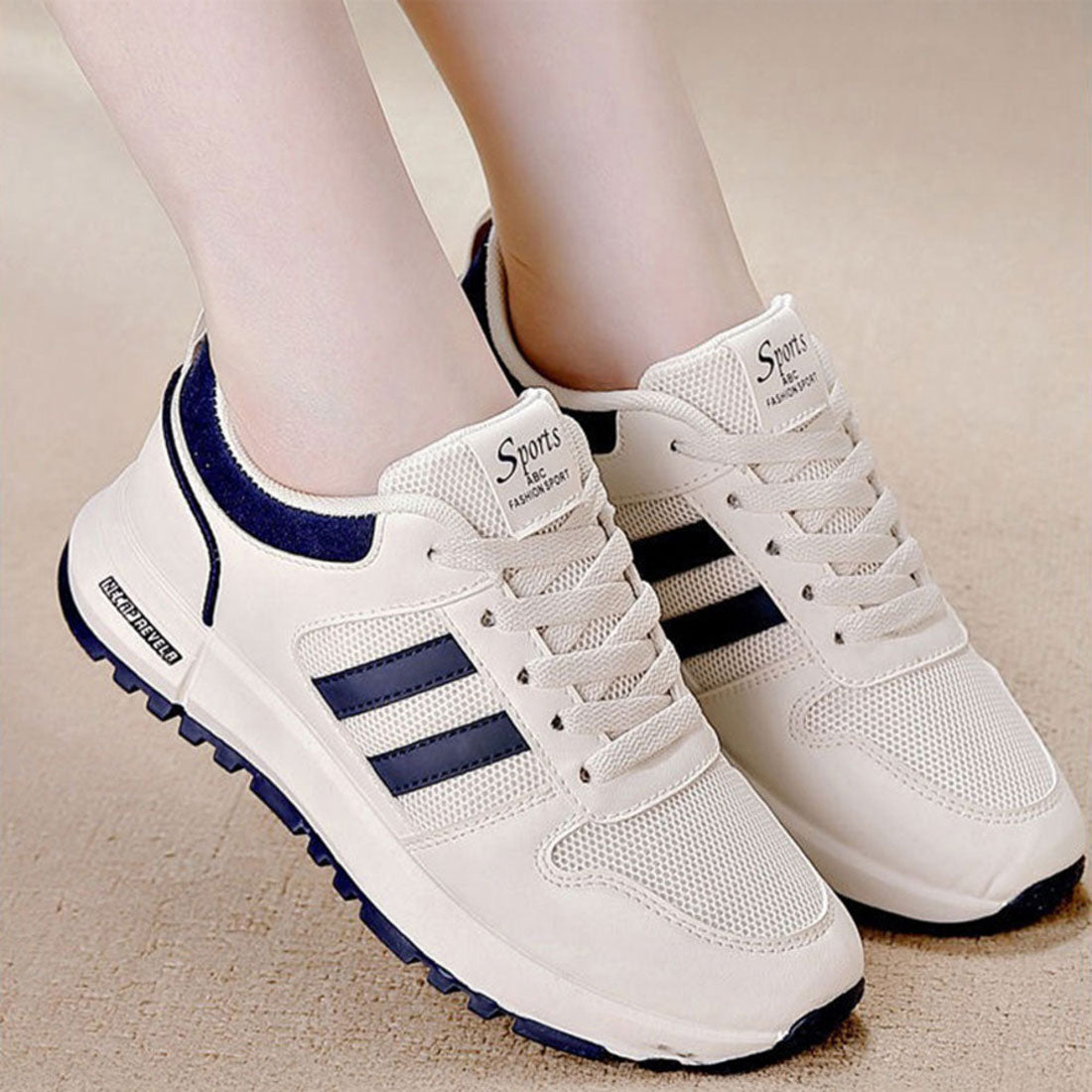 バックヤードファミリー BACKYARD FAMILY スニーカー 柔軟 通気性 滑りにくい (ブルー) ブルー