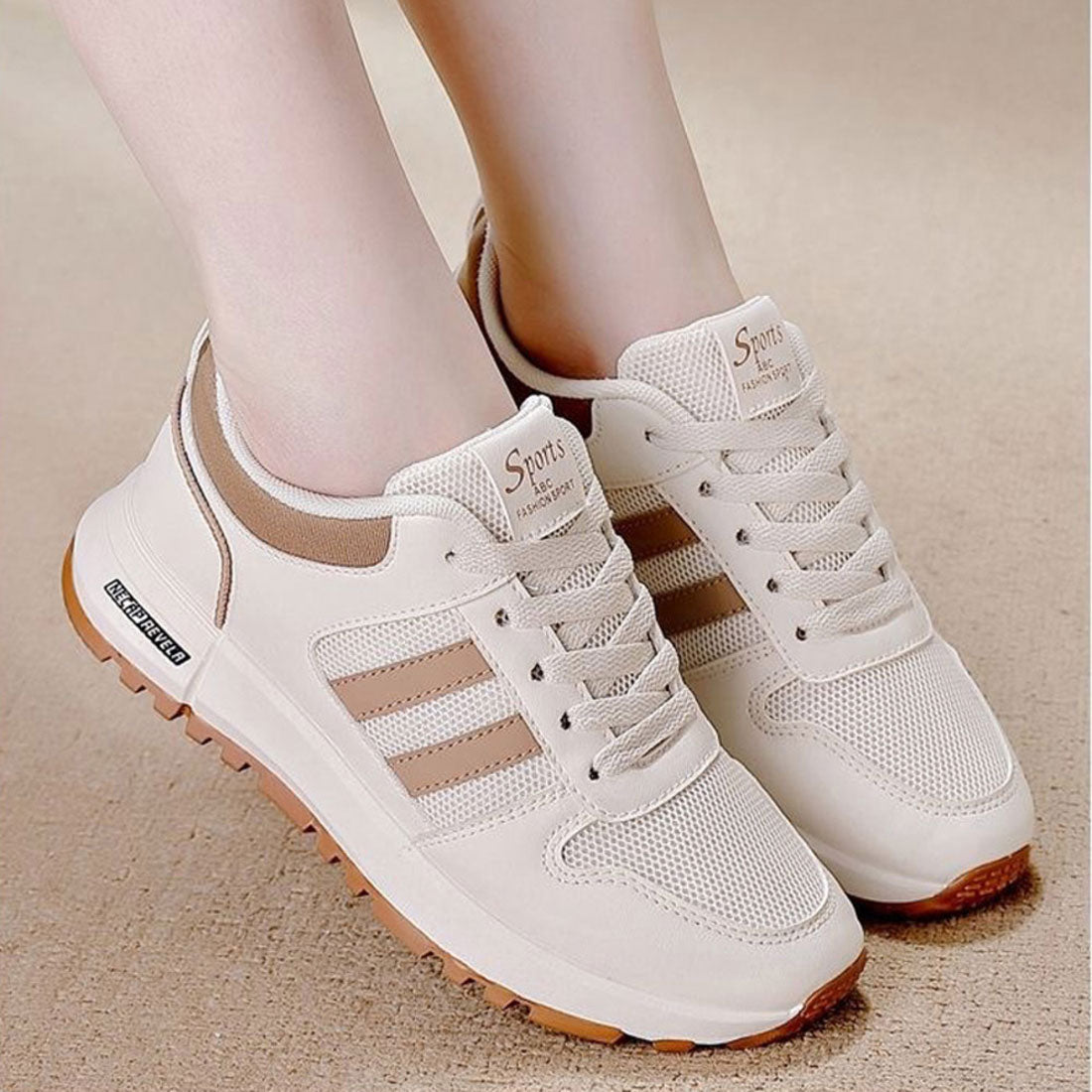 バックヤードファミリー BACKYARD FAMILY スニーカー 柔軟 通気性 滑りにくい (ブラウン) ブラウン