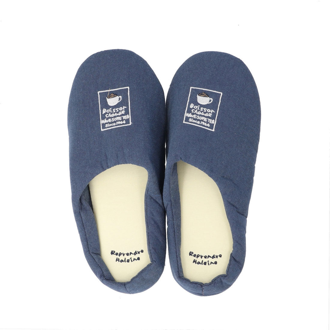 バックヤードファミリー BACKYARD FAMILY バブーシュスリッパ (ネイビー) ネイビー