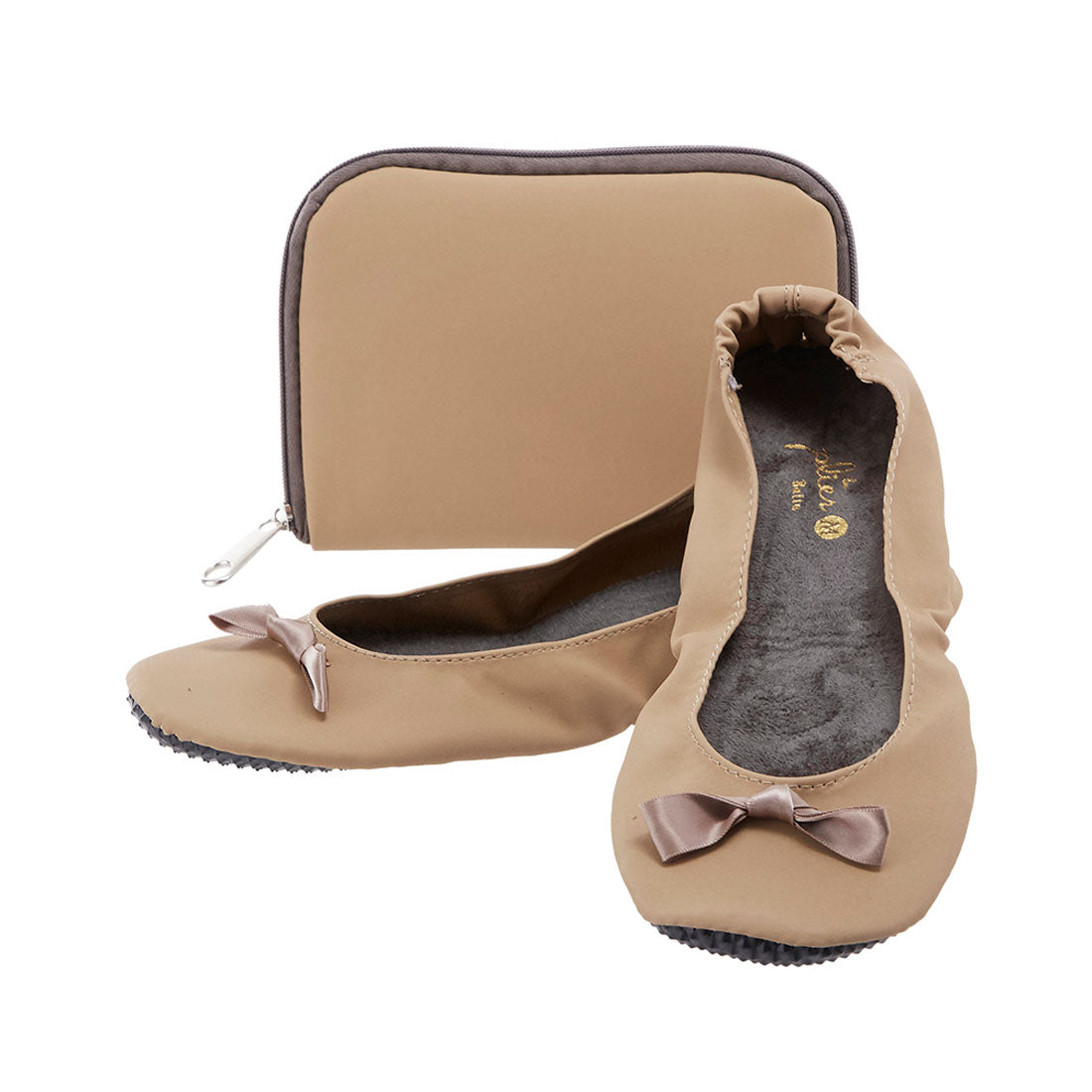バックヤードファミリー BACKYARD FAMILY プリエ バトュ plierbattu 携帯スリッポン,ベージュ