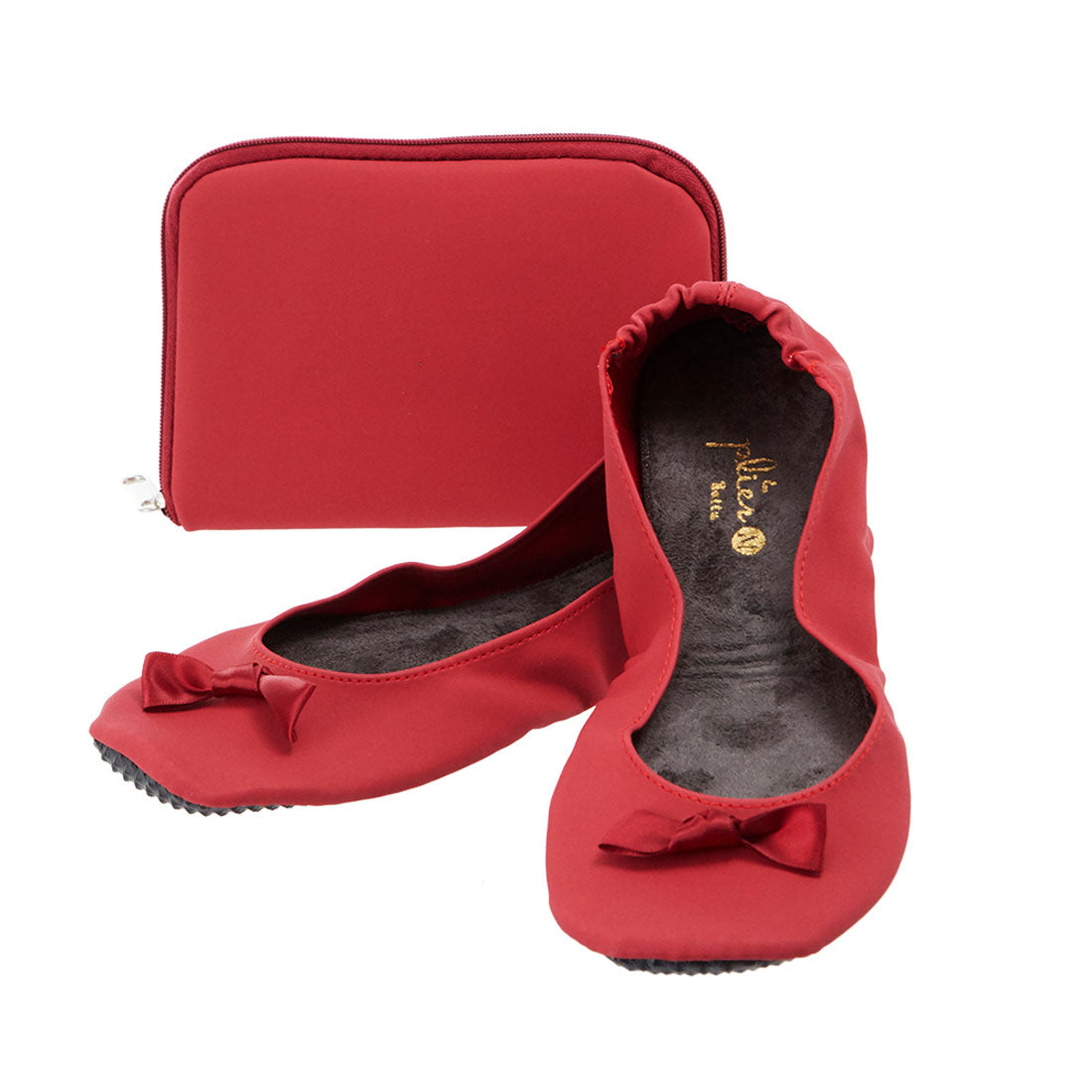 バックヤードファミリー BACKYARD FAMILY プリエ バトュ plierbattu 携帯スリッポン,レッド