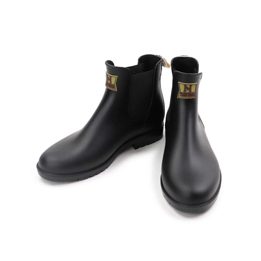 バックヤードファミリー BACKYARD FAMILY Hashed coorde ハッシュドコーデ レインサイドゴアブーツ,ブラック