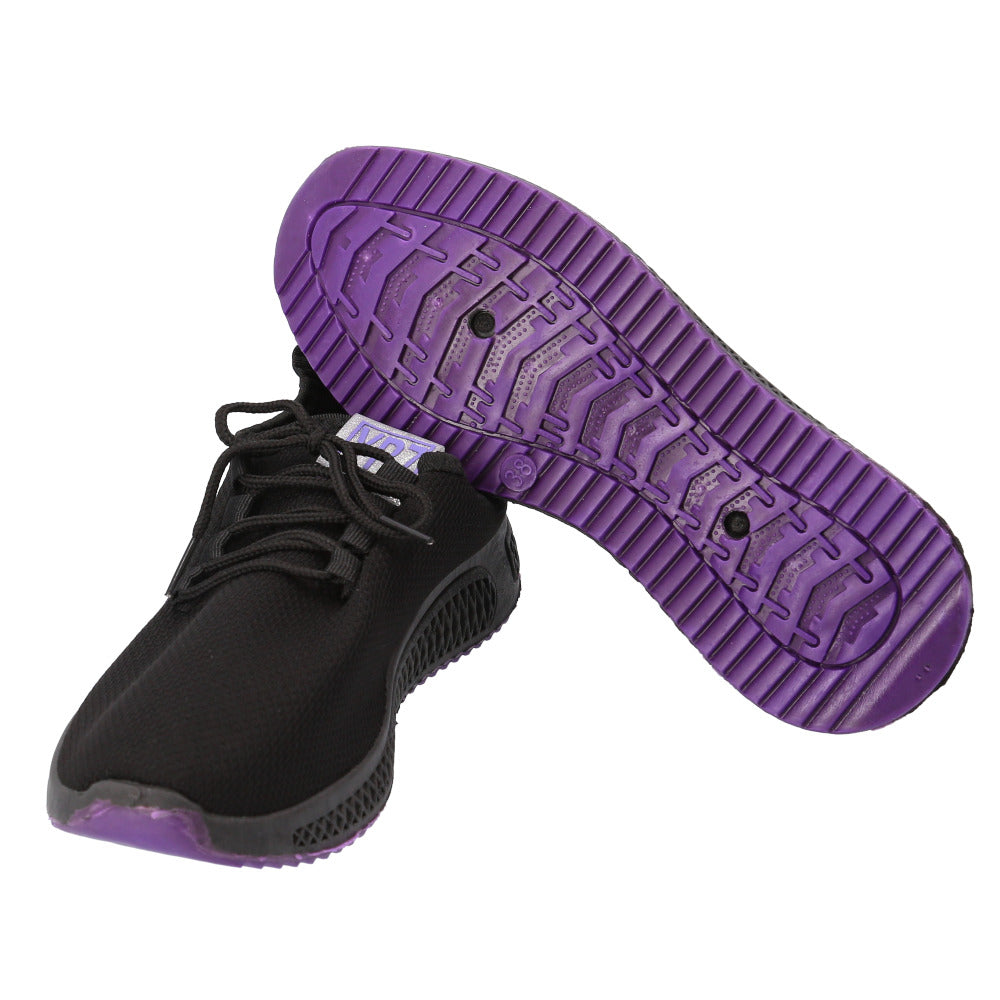 バックヤードファミリー BACKYARD FAMILY スニーカー レディース pmy550 (ブラック×パープル) ブラック×パープル