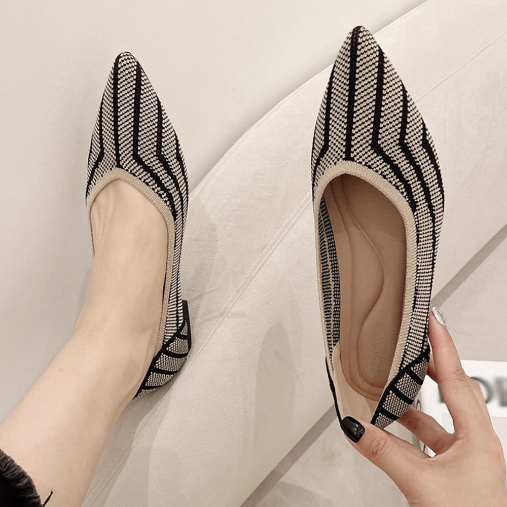 バックヤードファミリー BACKYARD FAMILY パンプス ニット フラット pmyqg8687