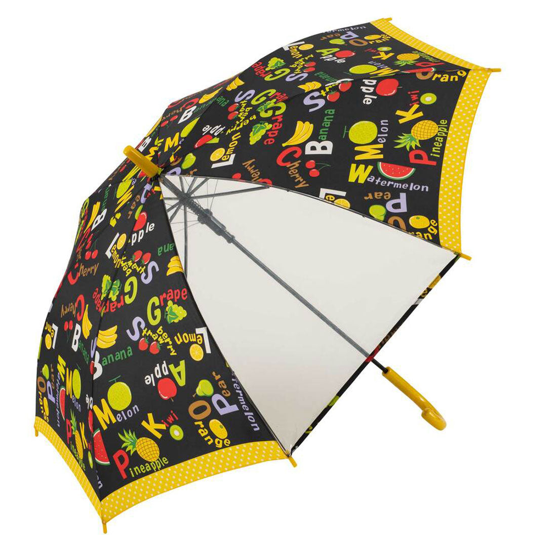 バックヤードファミリー BACKYARD FAMILY キッズ ガールズ 55cm ジャンプ傘 (ブラック) ブラック