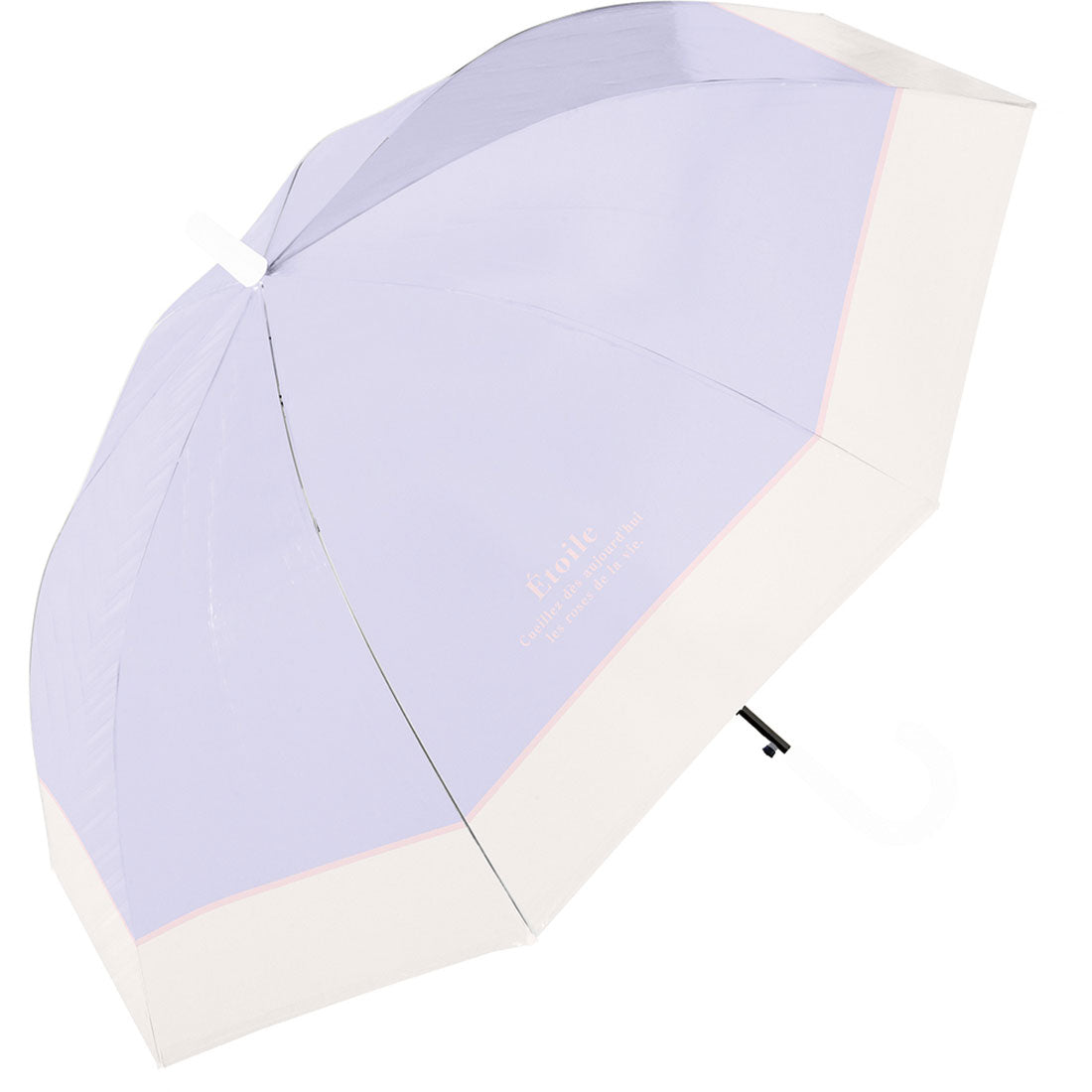 バックヤードファミリー BACKYARD FAMILY Girls 長傘 55cm (3トーンラインカラー/パープル) 3トーンラインカラー/パープル