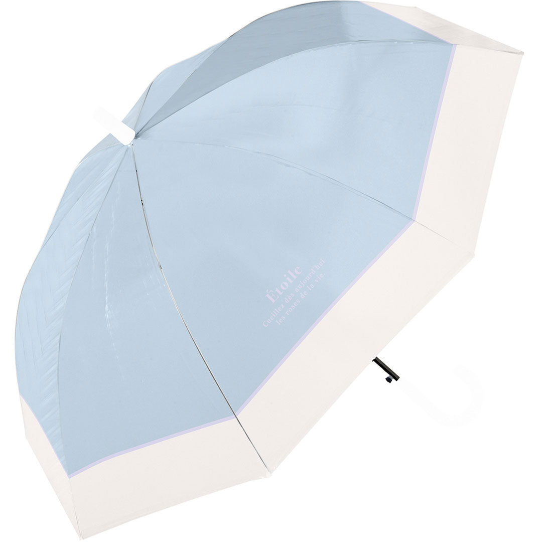 バックヤードファミリー BACKYARD FAMILY Girls 長傘 55cm (3トーンラインカラー/サックス) 3トーンラインカラー/サックス