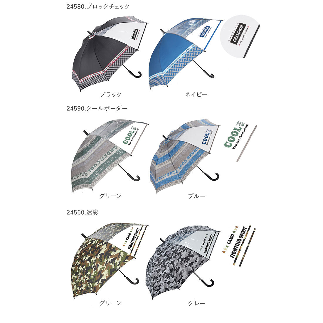 バックヤードファミリー BACKYARD FAMILY amusant sous la pluie 耐風 55cm ジュニア長傘 透明窓 (ブルー) ブルー