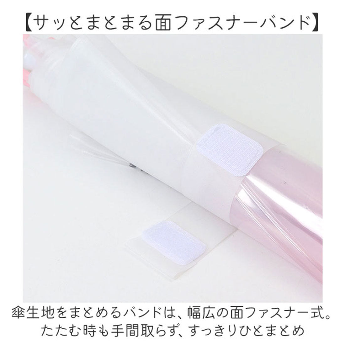 バックヤードファミリー BACKYARD FAMILY Girls 長傘 50cm ビニール傘 (グラデーションバイカラーパープル) グラデーションバイカラーパープル