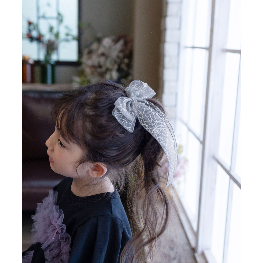 バックヤードファミリー BACKYARD FAMILY Rora きらり ヘアクリップ (グレー) グレー