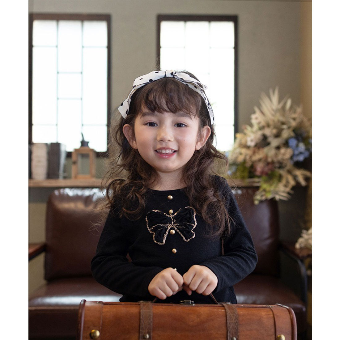 バックヤードファミリー BACKYARD FAMILY Rora プティ ドット カチューシャ (アイボリー) アイボリー