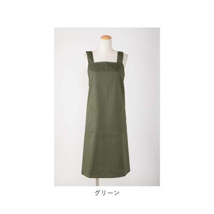 バックヤードファミリー BACKYARD FAMILY 体のラインが隠せる エプロン