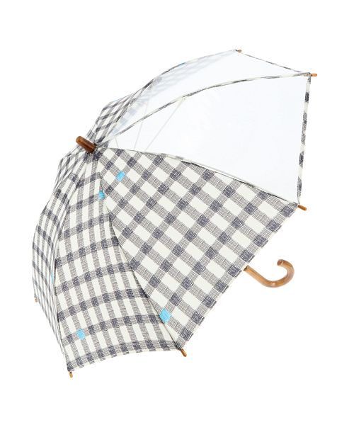 バックヤードファミリー BACKYARD FAMILY 392plusm キッズ傘 45cm 50cm,gingham.BK