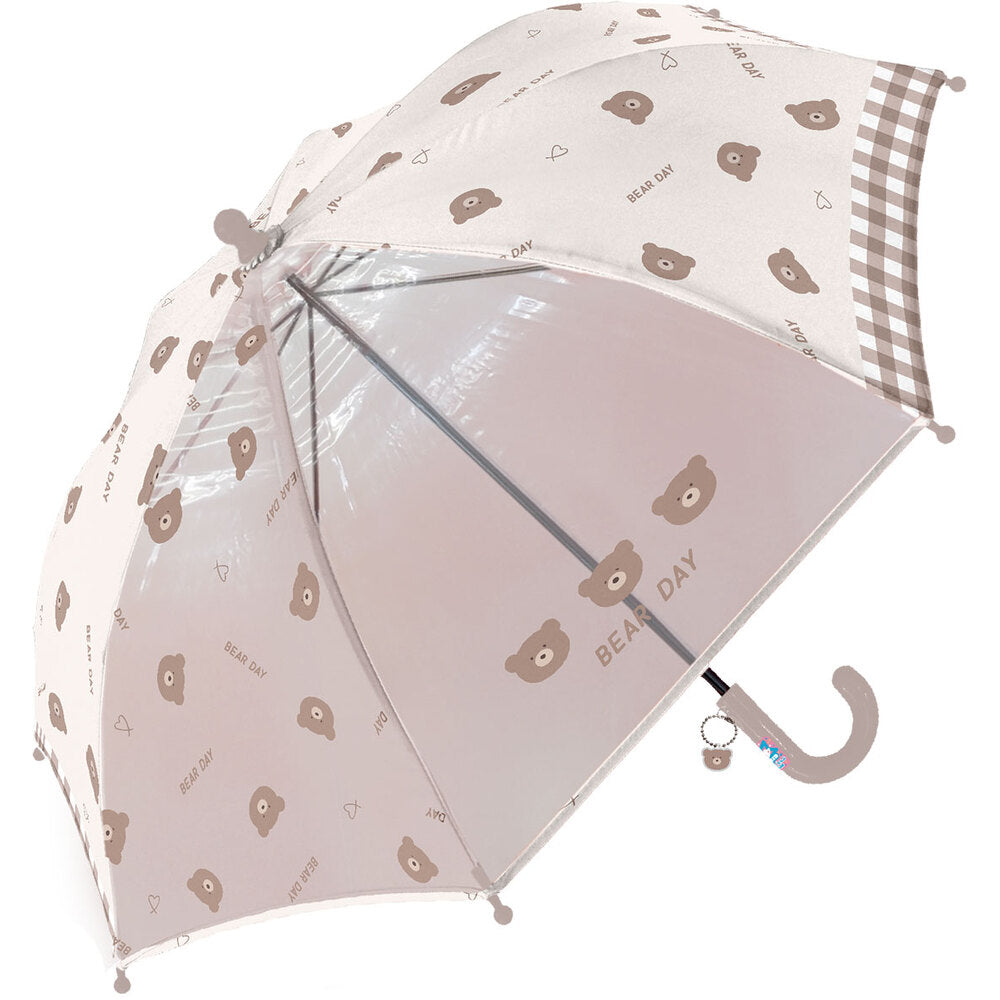 バックヤードファミリー BACKYARD FAMILY キッズ 傘 グラスファイバー 45cm,アンティークベア/モカ