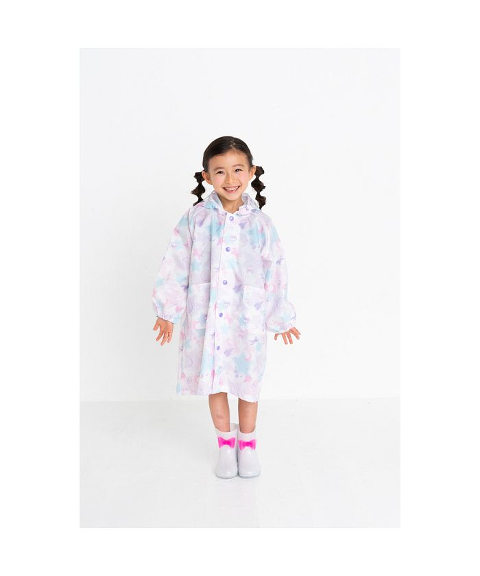 バックヤードファミリー BACKYARD FAMILY キッズレインコート 女の子,ユニコーンパープル