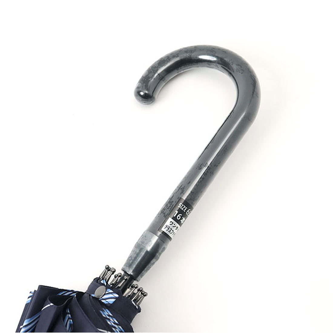 バックヤードファミリー BACKYARD FAMILY 65cm 16本骨傘 メンズ (ドットラインストライプ/M) ドットラインストライプ/M