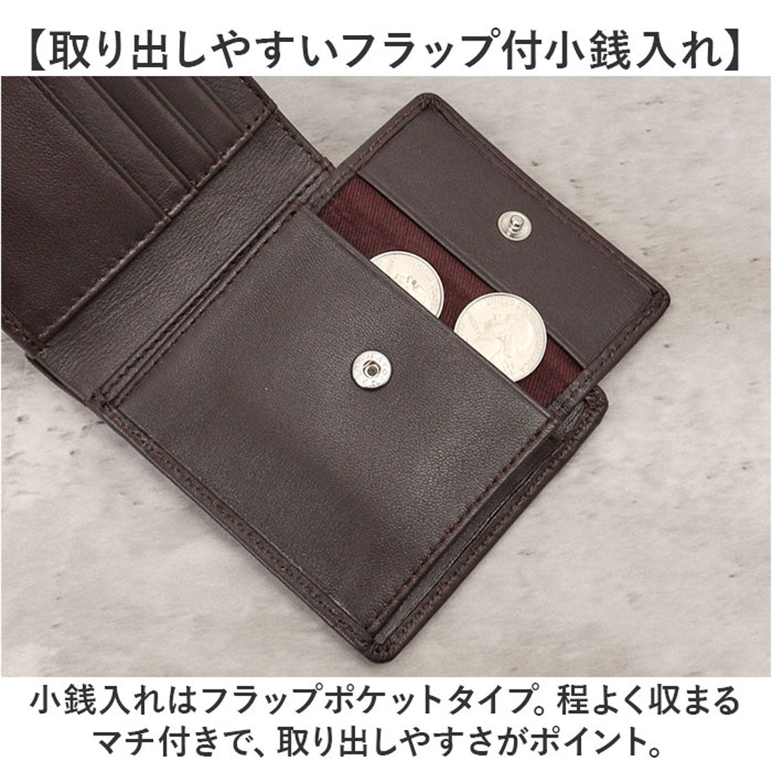バックヤードファミリー BACKYARD FAMILY ArnoldPalmer 二つ折り財布 (BROWN) BROWN