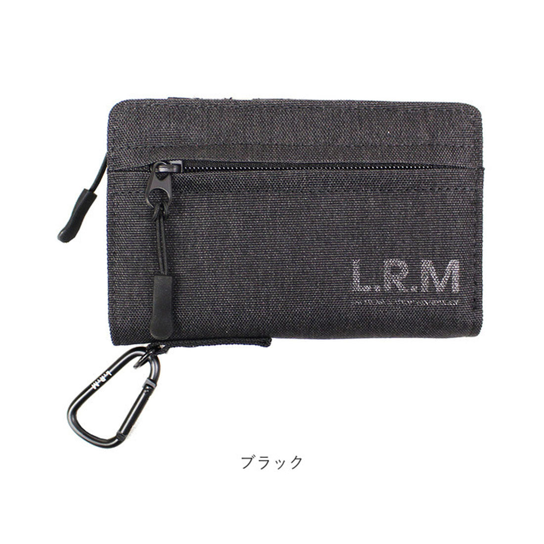 バックヤードファミリー BACKYARD FAMILY L.R.M 隠しジップミドル財布 (ブラック) ブラック