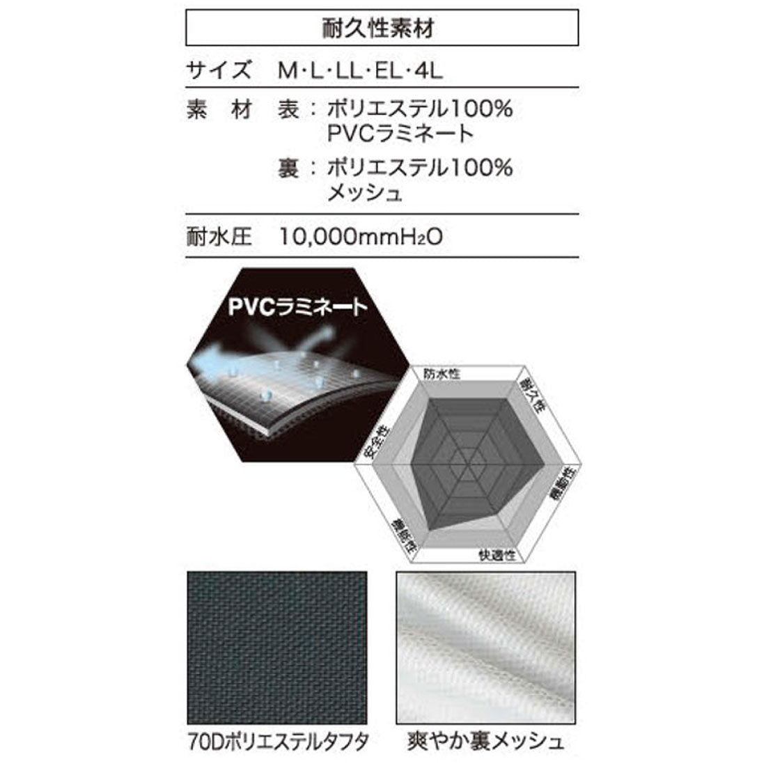 BACKYARD FAMILY MAKKU Rain Track Pants AS-950