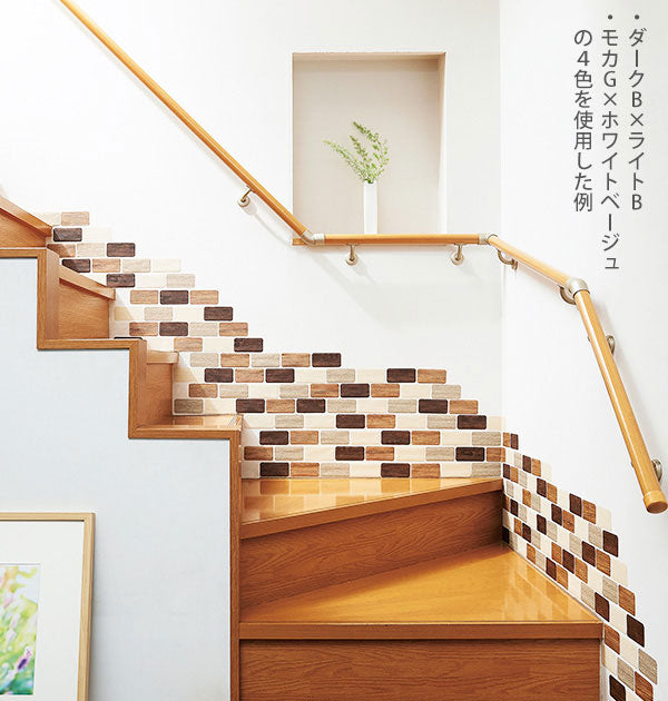 ノーブランド No Brand コジット おしゃれに見える木目調ステッカー